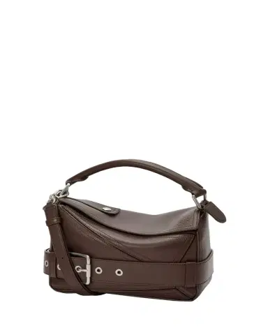 Loewe Puzzle Biker Top-Handle Bag in Shiny Leather | Thumbnail 1 Loewe Puzzle Biker Top-Handle Bag in Shiny Leather | Thumbnail 1