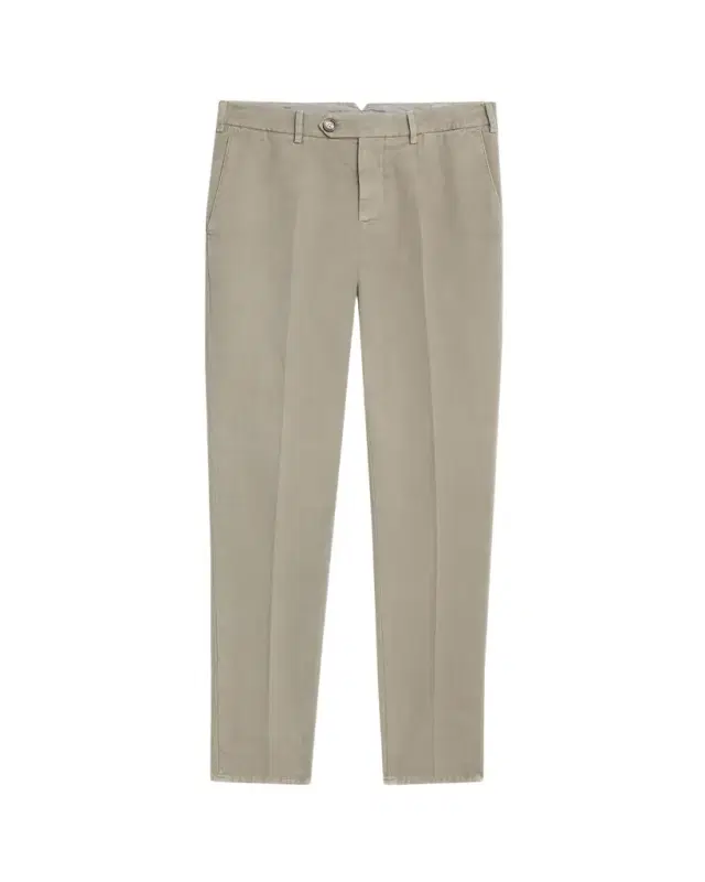Brunello Cucinelli Men's Modern Fit Flat-Front Pants