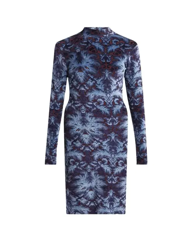 Etro Long-Sleeve Midi Dress