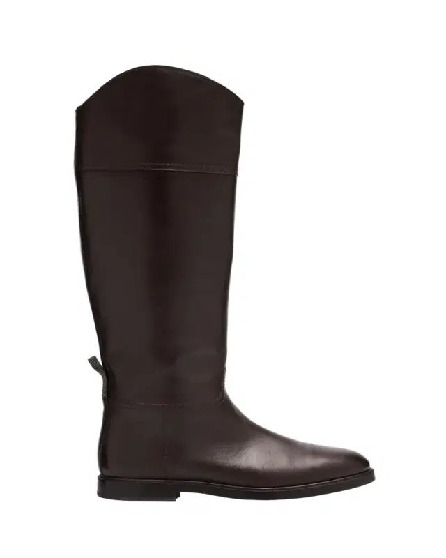 Mat Leather Equestrian Riding Boots