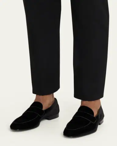 Magnanni Men's Jasper II Velvet Keeper Loafers | Thumbnail 2 Magnanni Men's Jasper II Velvet Keeper Loafers | Thumbnail 2