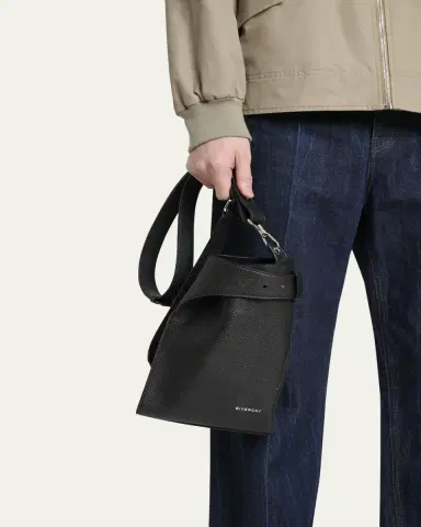 Givenchy Men's Small Belted Leather Crossbody Bag | Thumbnail 2