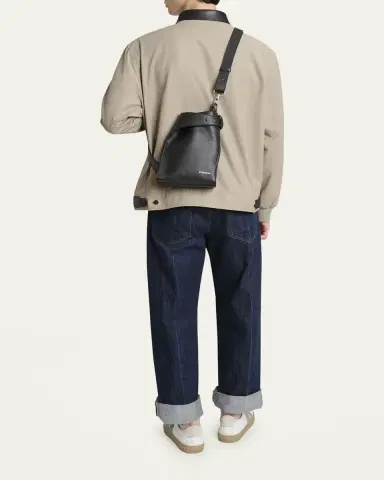 Givenchy Men's Small Belted Leather Crossbody Bag | Thumbnail 5