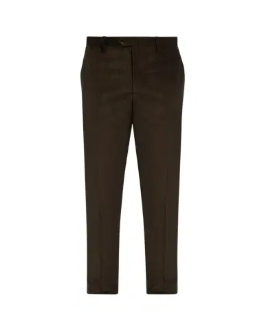 Cesare Attolini Men's Slim Corduroy Flat-Front Pants | Thumbnail 1 Cesare Attolini Men's Slim Corduroy Flat-Front Pants | Thumbnail 1