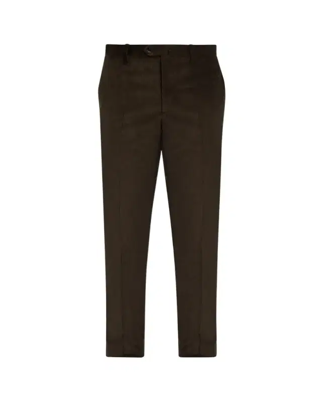 Cesare Attolini Men's Slim Corduroy Flat-Front Pants