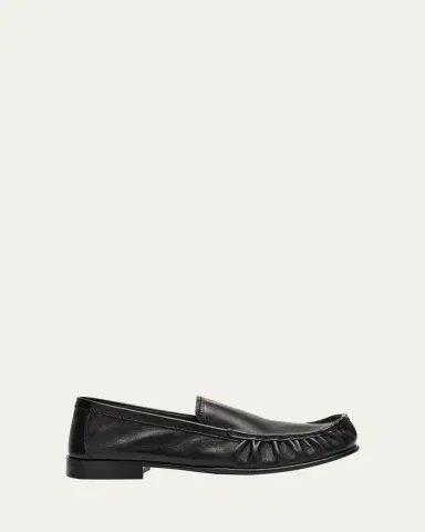 Miu Miu Ruched Leather Mocassin Loafers | Thumbnail 6 Miu Miu Ruched Leather Mocassin Loafers | Thumbnail 6