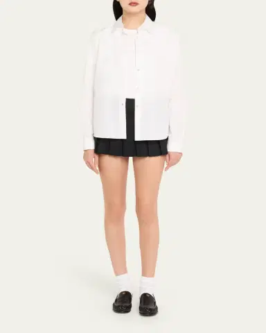 Miu Miu Ruched Leather Mocassin Loafers | Thumbnail 8 Miu Miu Ruched Leather Mocassin Loafers | Thumbnail 8