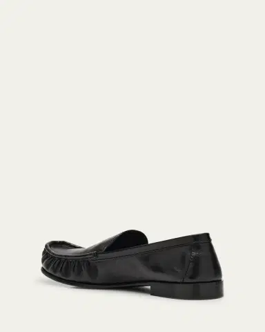 Miu Miu Ruched Leather Mocassin Loafers | Thumbnail 9 Miu Miu Ruched Leather Mocassin Loafers | Thumbnail 9