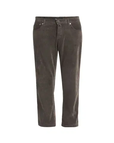 Kiton Men's Cotton Stretch Straight Leg Five-Pocket Pants | Thumbnail 1 Kiton Men's Cotton Stretch Straight Leg Five-Pocket Pants | Thumbnail 1