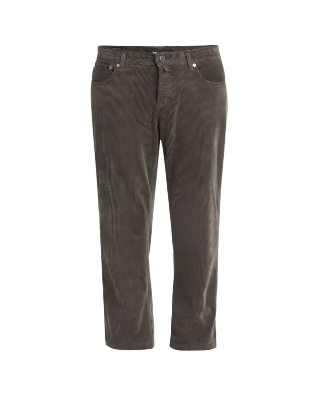 Men's Cotton Stretch Straight Leg Five-Pocket Pants