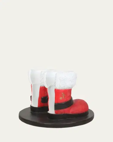 Universal Statues Santa Boots Photo Op Statue | Thumbnail 2 Universal Statues Santa Boots Photo Op Statue | Thumbnail 2