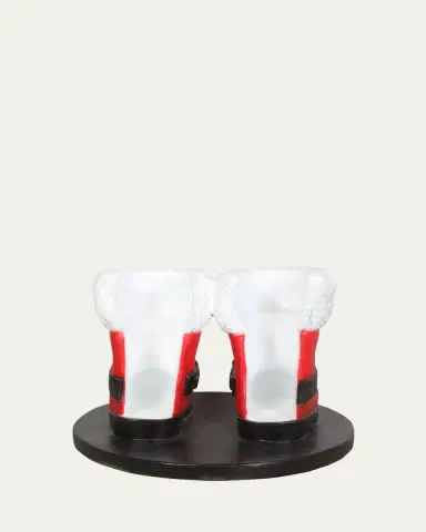 Universal Statues Santa Boots Photo Op Statue | Thumbnail 3 Universal Statues Santa Boots Photo Op Statue | Thumbnail 3