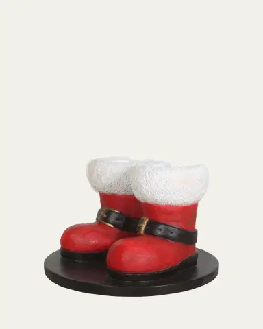 Universal Statues Santa Boots Photo Op Statue | Thumbnail 4 Universal Statues Santa Boots Photo Op Statue | Thumbnail 4