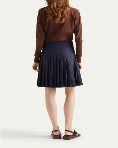 Prada Cotton Long-Sleeve Polo Sweater | Thumbnail 3