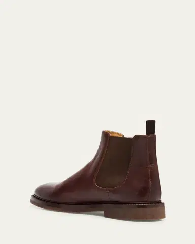 Brunello Cucinelli Men's Gored Tall Chelsea Boots | Thumbnail 4