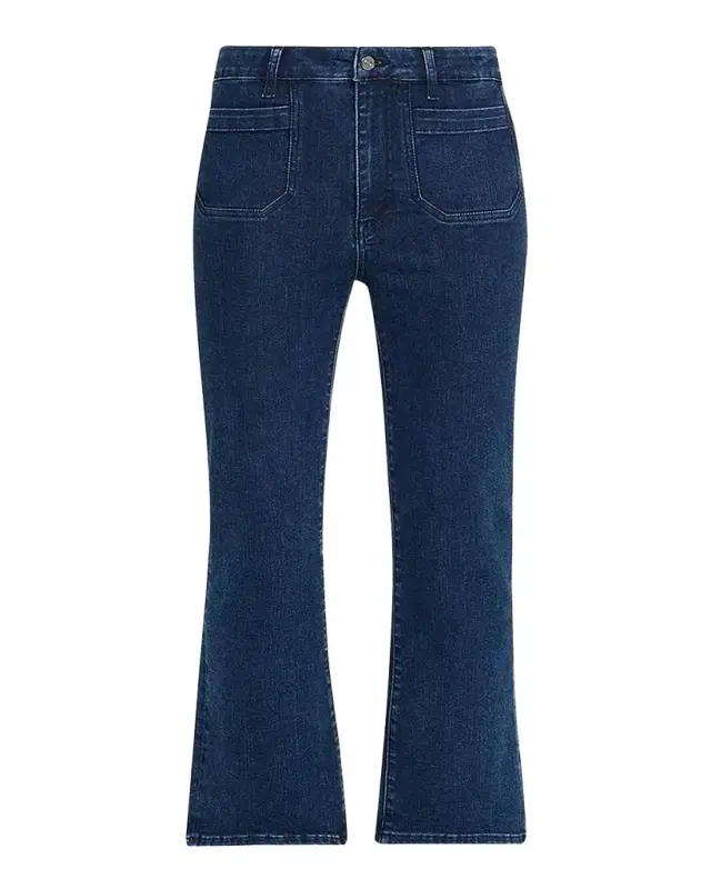 FRAME The Reboot Crop Modernist Pocket Jeans