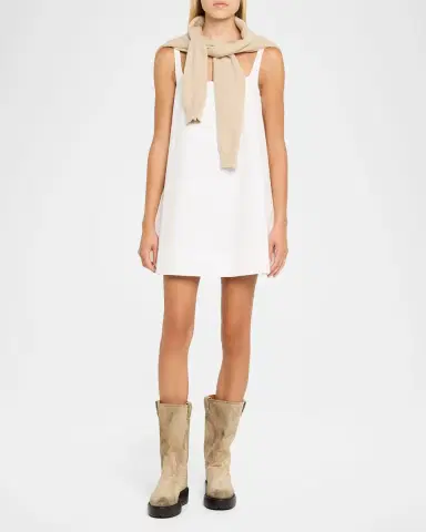 Miu Miu Suede Tall Moto Boots | Thumbnail 12