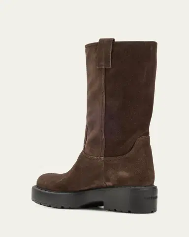 Miu Miu Suede Tall Moto Boots | Thumbnail 9