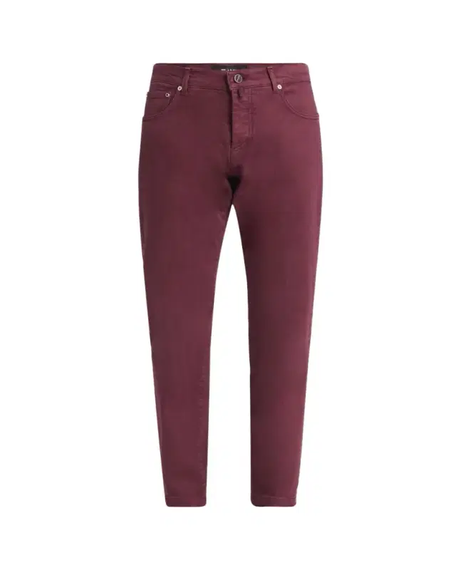 Men's Cotton Stretch Slim Five-Pocket Pants