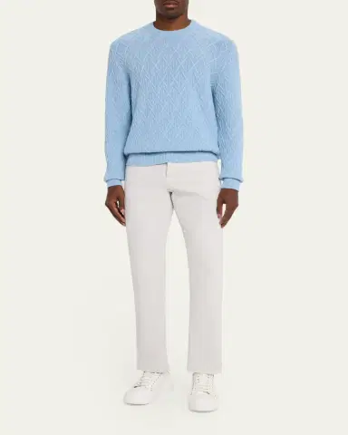 Kiton Men's Cotton-Stretch Slim Five-Pocket Pants | Thumbnail 2 Kiton Men's Cotton-Stretch Slim Five-Pocket Pants | Thumbnail 2