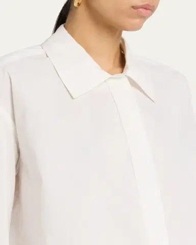 A.L.C. Maude Cropped Button-Front Top | Thumbnail 5 A.L.C. Maude Cropped Button-Front Top | Thumbnail 5