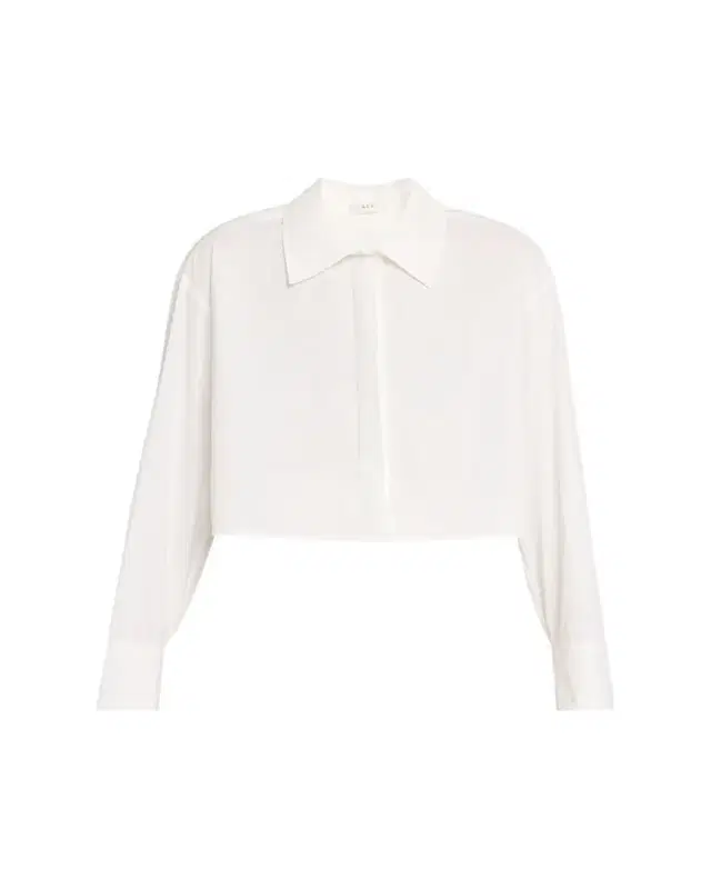A.L.C. Maude Cropped Button-Front Top