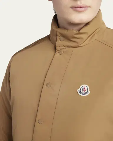 Moncler Men's Archivio Tan Micro Soft Light Padded Epin Jacket | Thumbnail 5 Moncler Men's Archivio Tan Micro Soft Light Padded Epin Jacket | Thumbnail 5