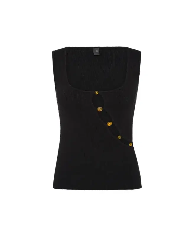 SIR Chiara Beaded Knit Tank Top