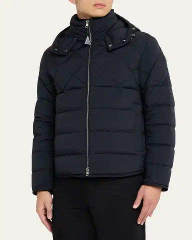 Moncler Men's Cecaud Hooded Short Down Jacket | Thumbnail 4 Moncler Men's Cecaud Hooded Short Down Jacket | Thumbnail 4