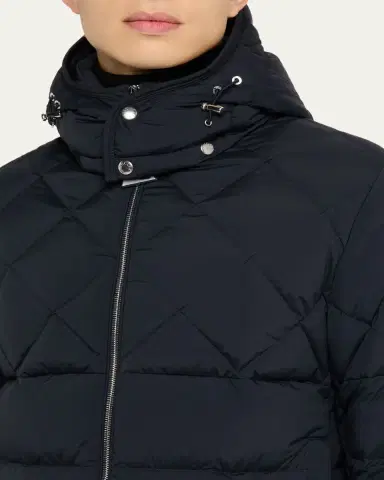 Moncler Men's Cecaud Hooded Short Down Jacket | Thumbnail 5 Moncler Men's Cecaud Hooded Short Down Jacket | Thumbnail 5