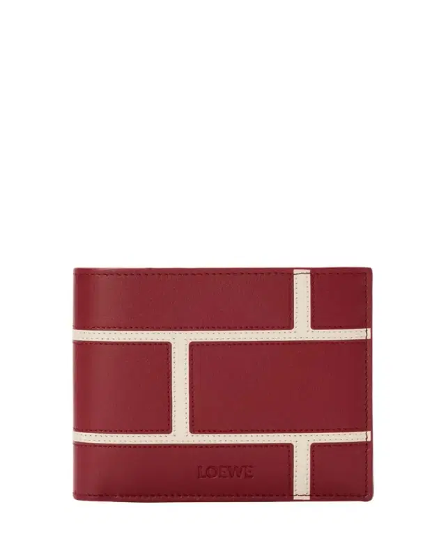 Loewe Men's Brick Leather Bifold Wallet