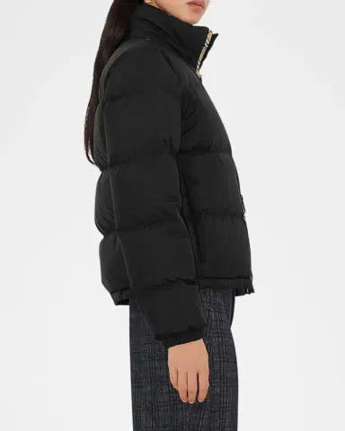 Burberry Ambleside Check Zipper Puffer Jacket With Hood | Thumbnail 4 Burberry Ambleside Check Zipper Puffer Jacket With Hood | Thumbnail 4