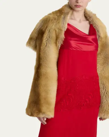Ferragamo Shearling Stole | Thumbnail 5 Ferragamo Shearling Stole | Thumbnail 5