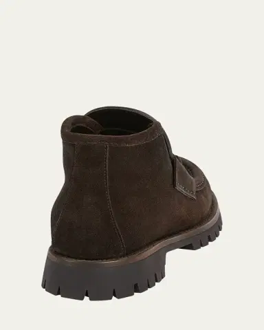 Gucci Sylke Suede Horsebit Booties | Thumbnail 3
