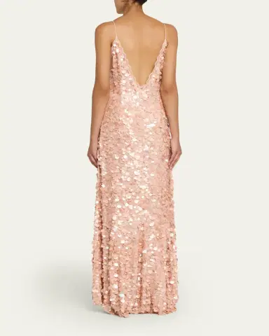 LoveShackFancy Emmalisa Sequin Gown | Thumbnail 3 LoveShackFancy Emmalisa Sequin Gown | Thumbnail 3