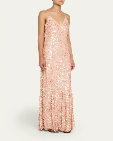 LoveShackFancy Emmalisa Sequin Gown | Thumbnail 4 LoveShackFancy Emmalisa Sequin Gown | Thumbnail 4
