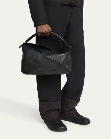 Loewe Men's Large Leather Puzzle Crossbody Bag | Thumbnail 2 Loewe Men's Large Leather Puzzle Crossbody Bag | Thumbnail 2