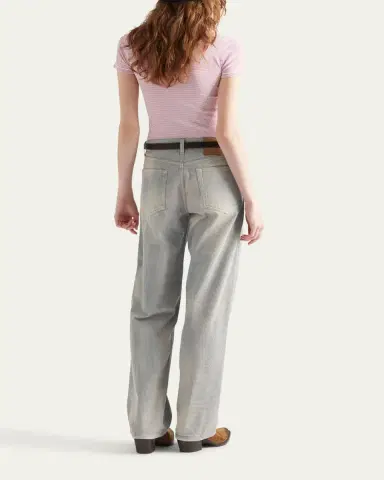 Prada Striped Pocket Short-Sleeve Viscose Sweater | Thumbnail 3