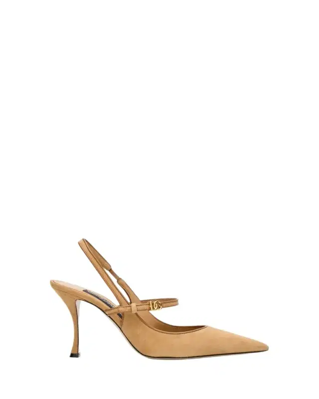 DG Suede Mary Jane Slingback Pumps