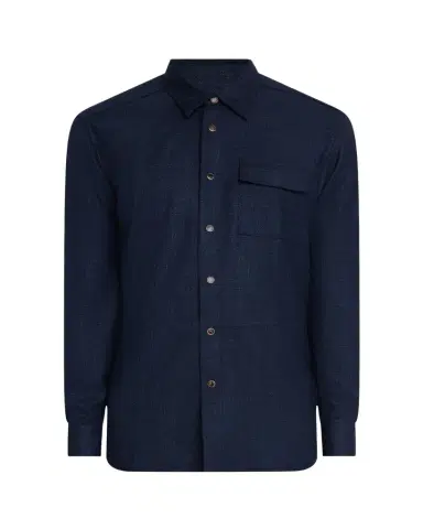 Kiton Men's Cashmere Blend Snap-Front Overshirt | Thumbnail 1 Kiton Men's Cashmere Blend Snap-Front Overshirt | Thumbnail 1