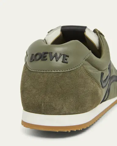 Loewe Men's Ballet Runner 2.0 Nylon & Calfskin Sneakers | Thumbnail 6 Loewe Men's Ballet Runner 2.0 Nylon & Calfskin Sneakers | Thumbnail 6