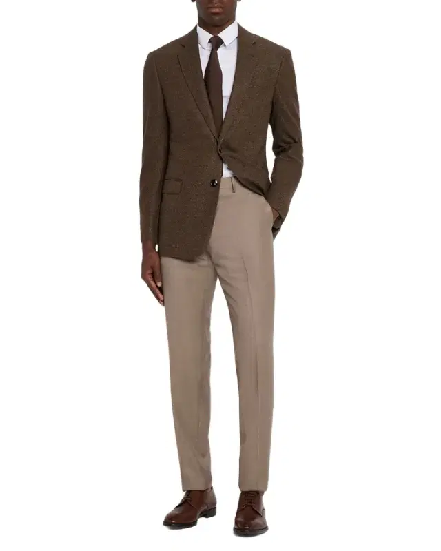 Men's Textured Wool and Cashmere G Line Sport Coat