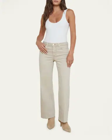 L'Agence Scottie High-Rise Wide-Leg Jeans | Thumbnail 2