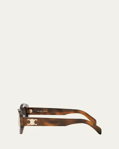 CELINE Triomphe Acetate Oval Sunglasses | Thumbnail 3 CELINE Triomphe Acetate Oval Sunglasses | Thumbnail 3