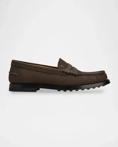 Tod's Suede Penny Loafers | Thumbnail 2