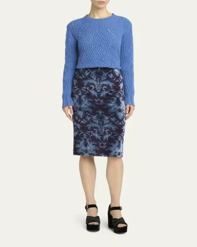 Etro Straight Knee-Length Skirt | Thumbnail 2 Etro Straight Knee-Length Skirt | Thumbnail 2
