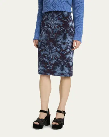 Etro Straight Knee-Length Skirt | Thumbnail 4 Etro Straight Knee-Length Skirt | Thumbnail 4