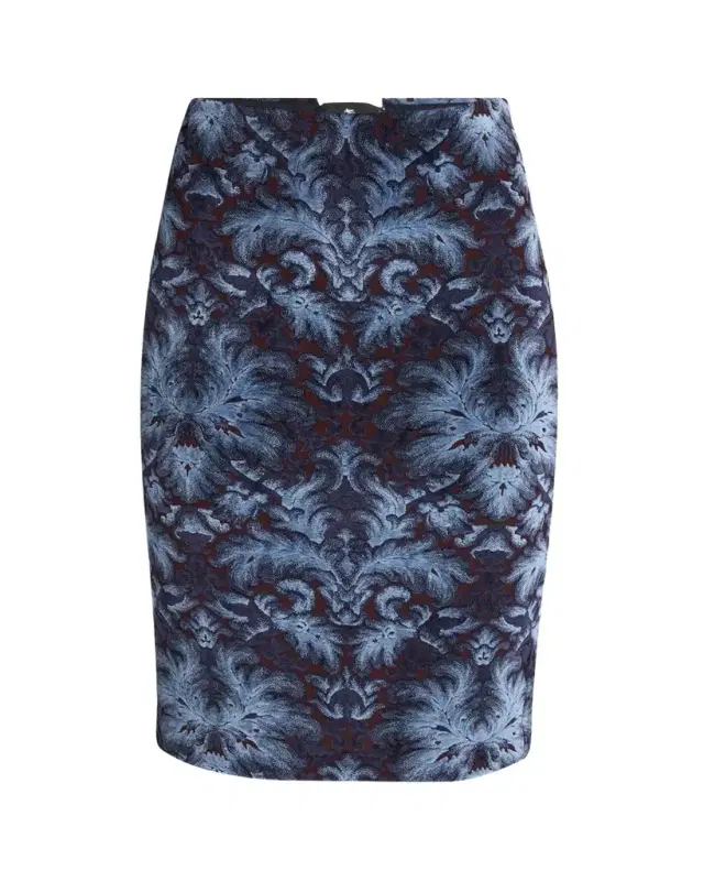 Straight Knee-Length Skirt