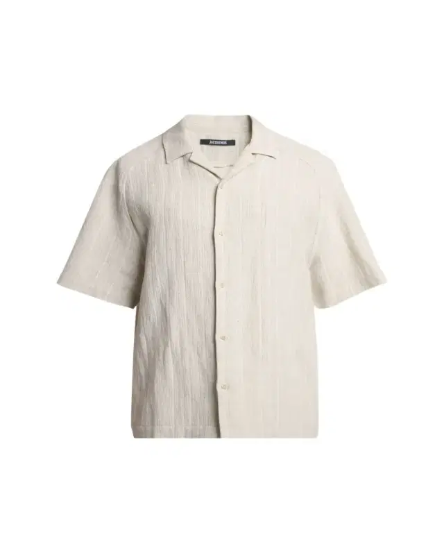 Jacquemus Men's Cotton and Linen Fonccio Camp Shirt