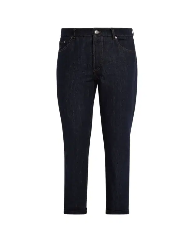 Men's Italian Selvedge Denim Five-Pocket Pants